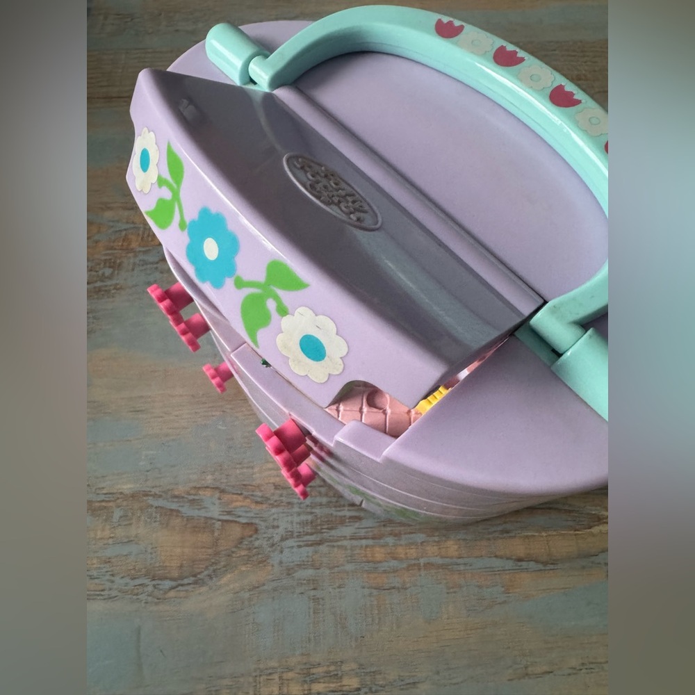 Polly Pocket 1991 Vintage Bluebird Pullout Playhouse Jewelry Box - Picture 16 of 16